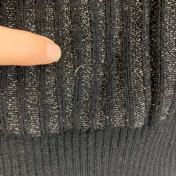 philosophy di Alberta Ferretti metallic cardigan sparkle size us 6 festive - Picture 14 of 16
